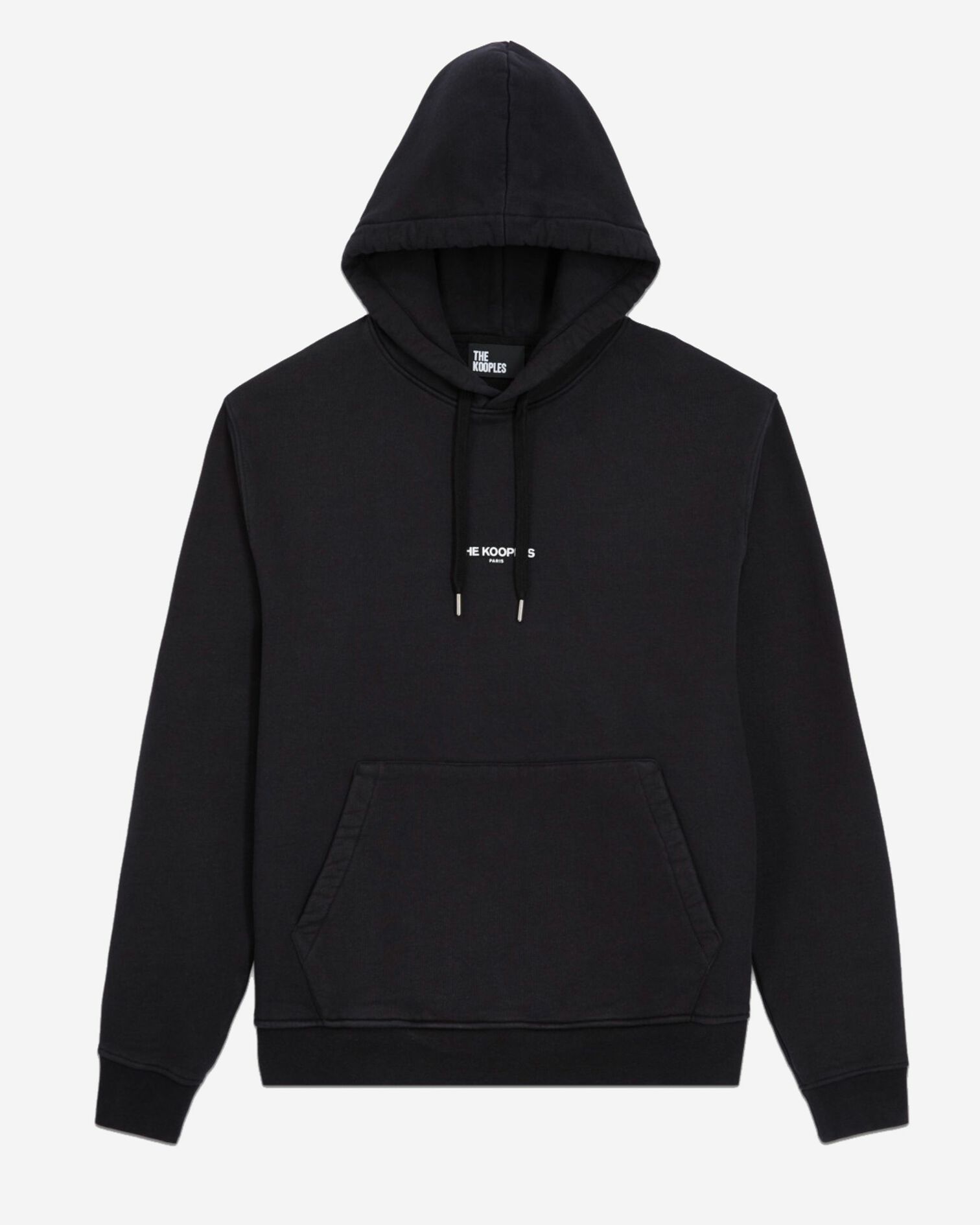 Sweatshirt à capuche Logo noir, BLACK, hi-res image number null