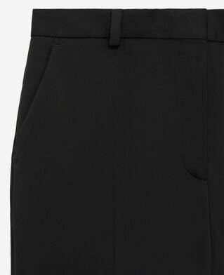 The Kooples F BLACK black satin suit trousers