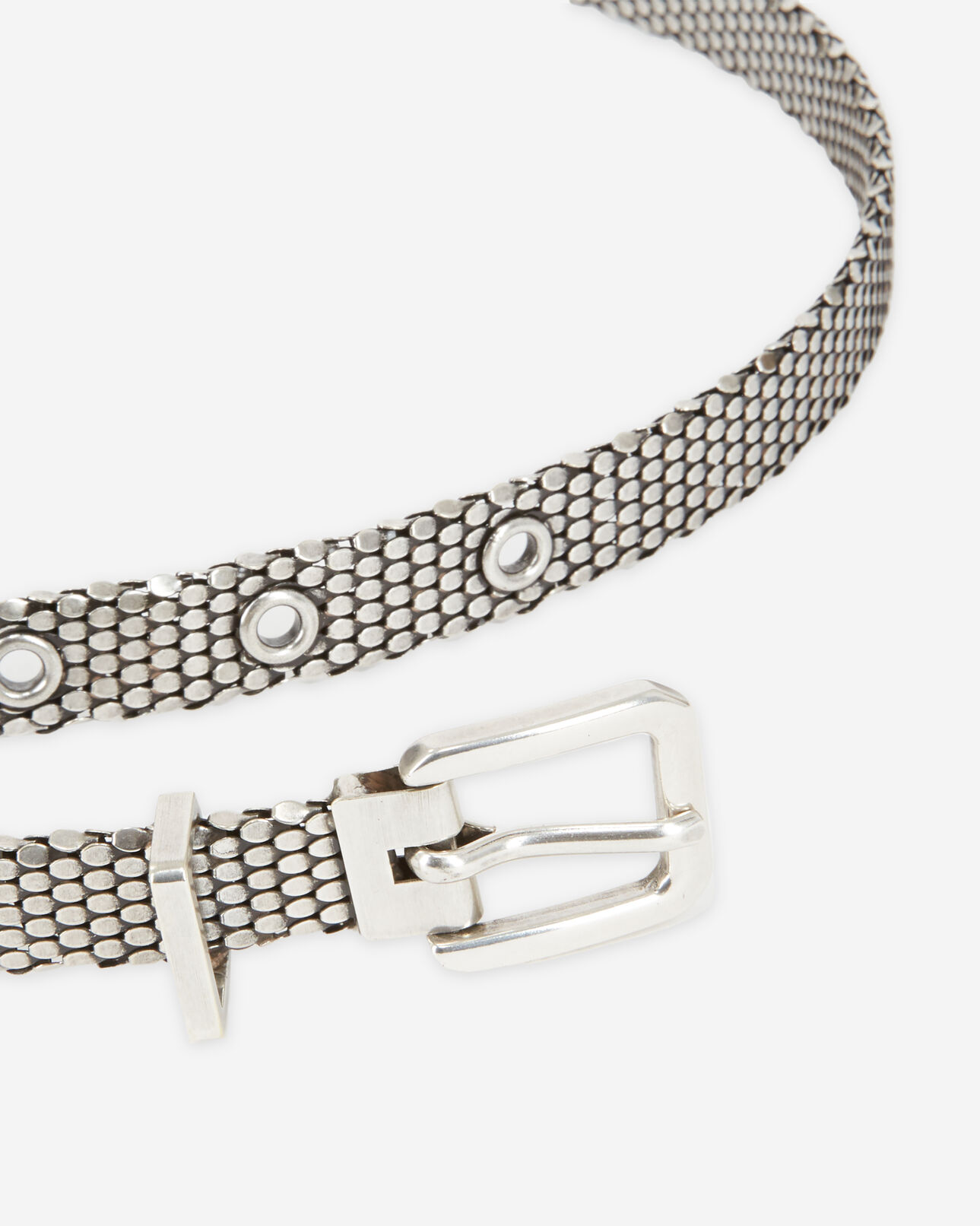 The Kooples FEMME ANTIC SILVER ceinture argentée
