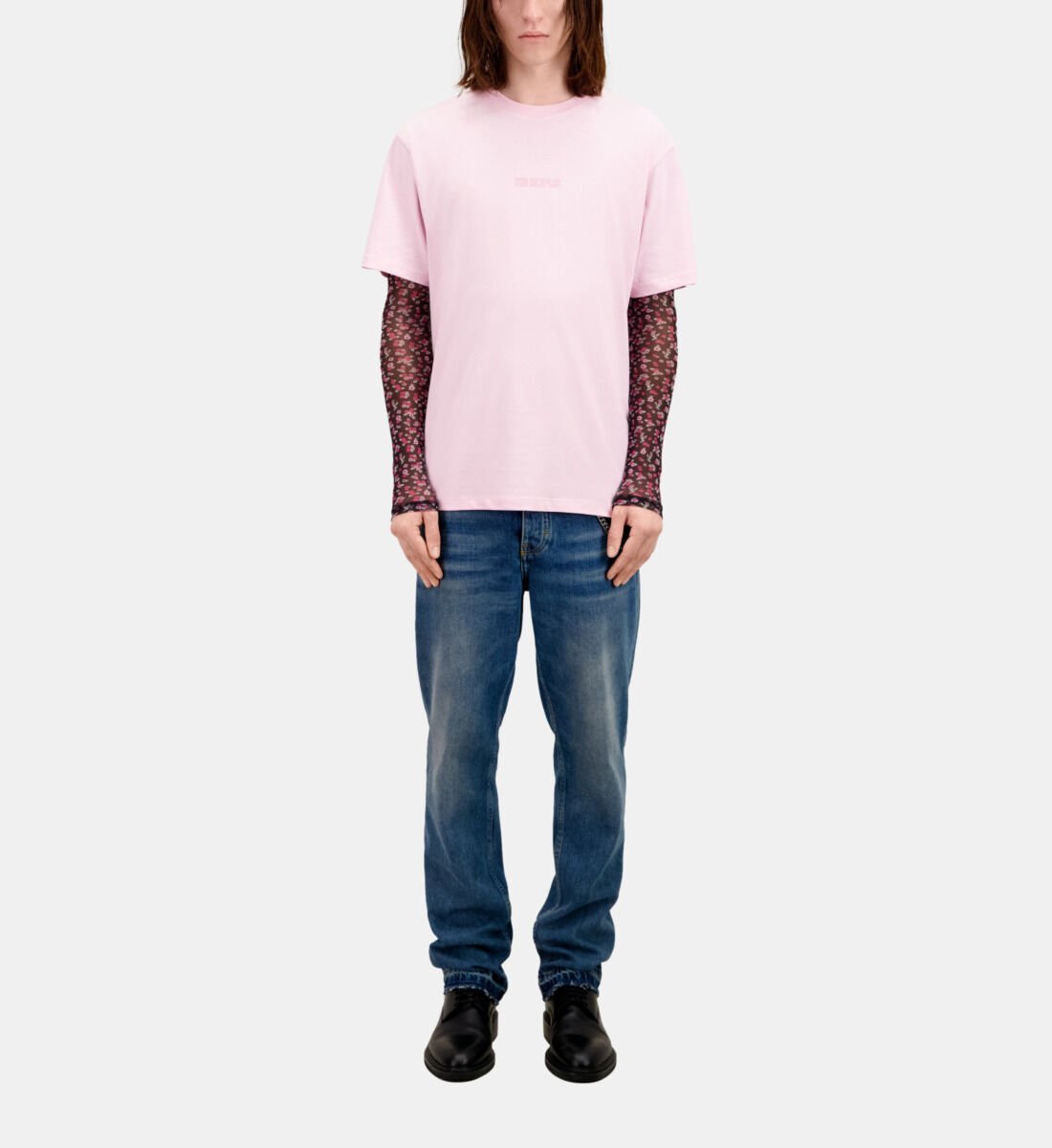 Tee shirt 2025 rose homme