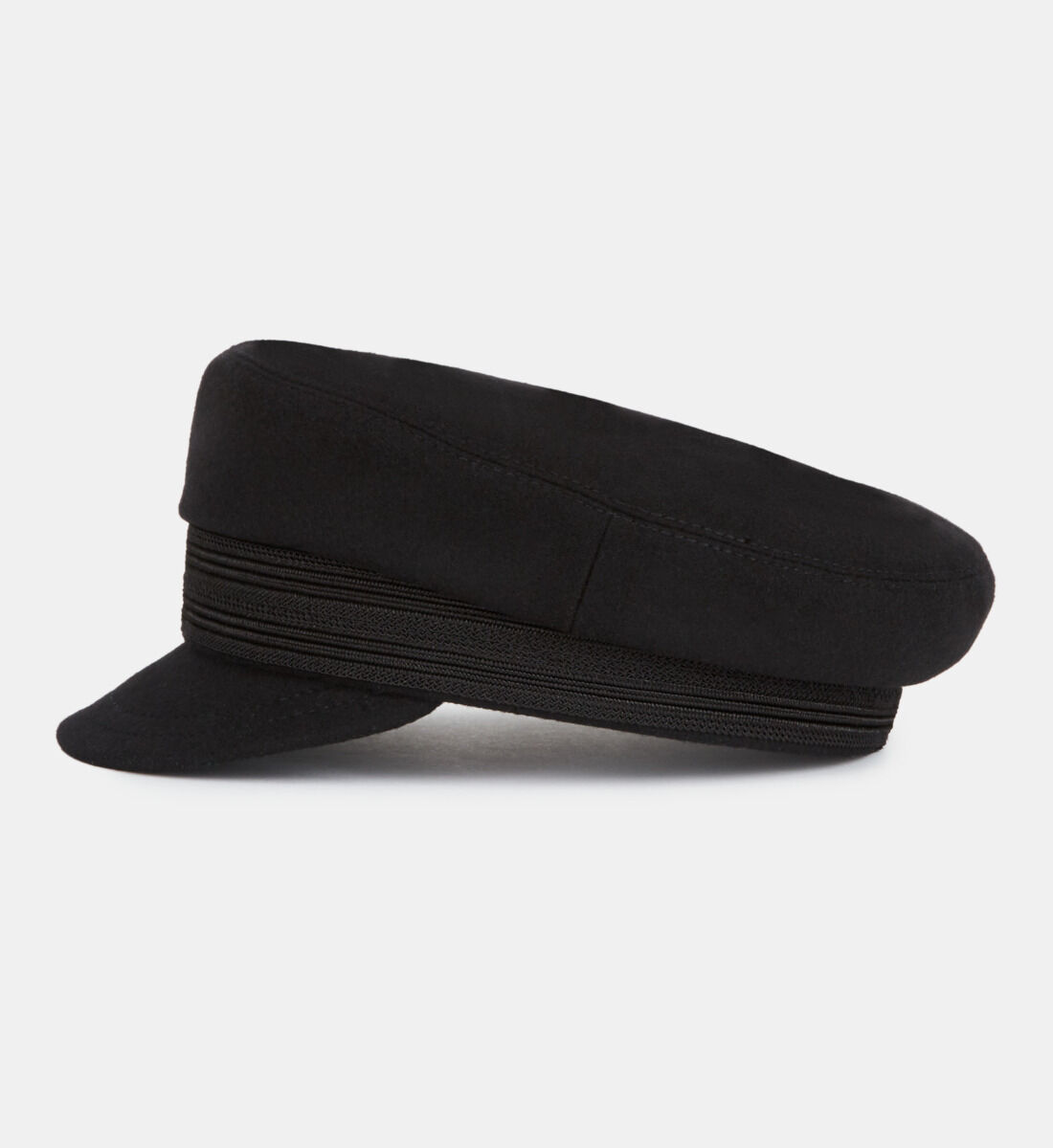 Black wool cap discount