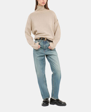 The Kooples F BLACK thin black leather double buckle belt