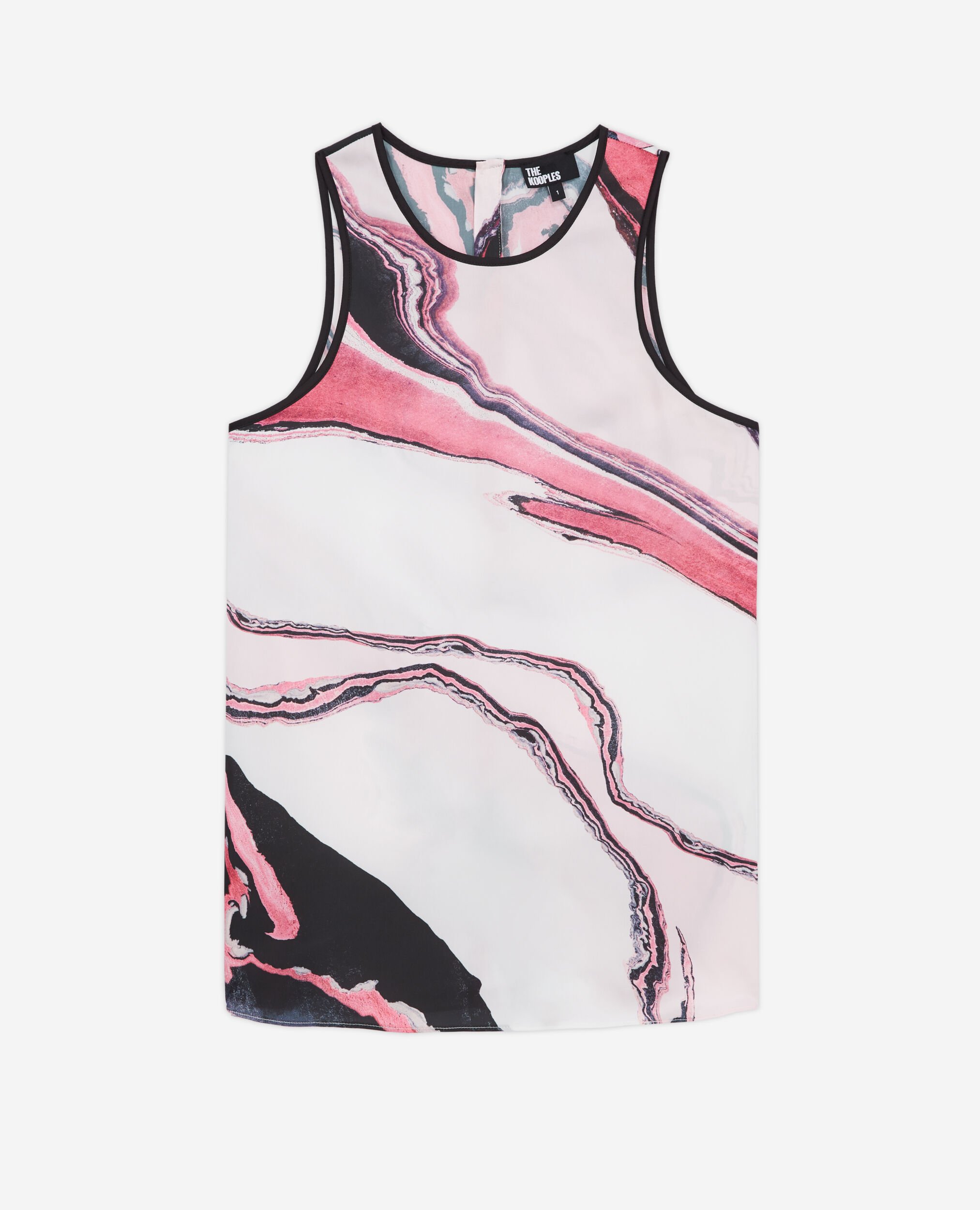 Printed top, WHITE PINK, hi-res image number null