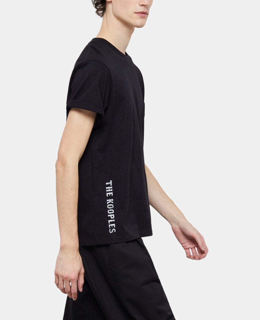 camiseta logotipo the kooples negra para hombre