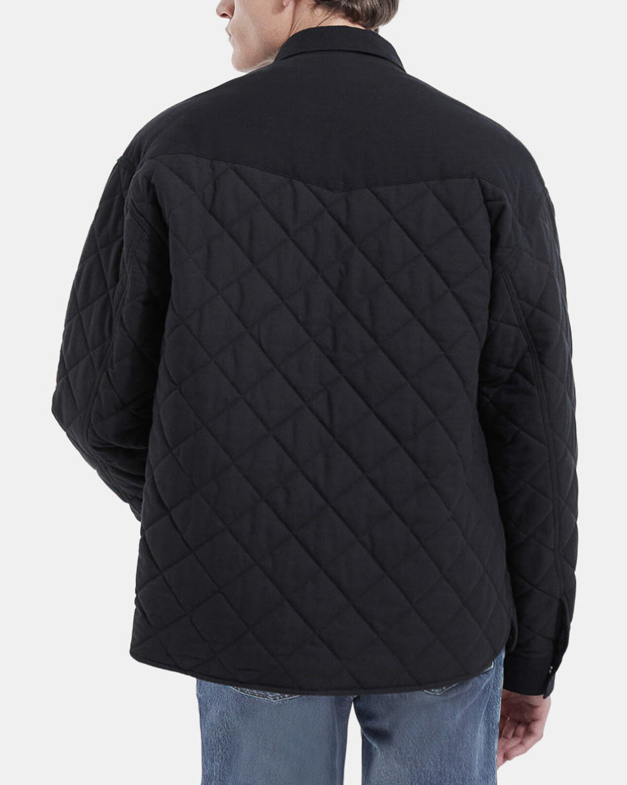 The Kooples HOMME BLACK veste technique matelassée noire poches
