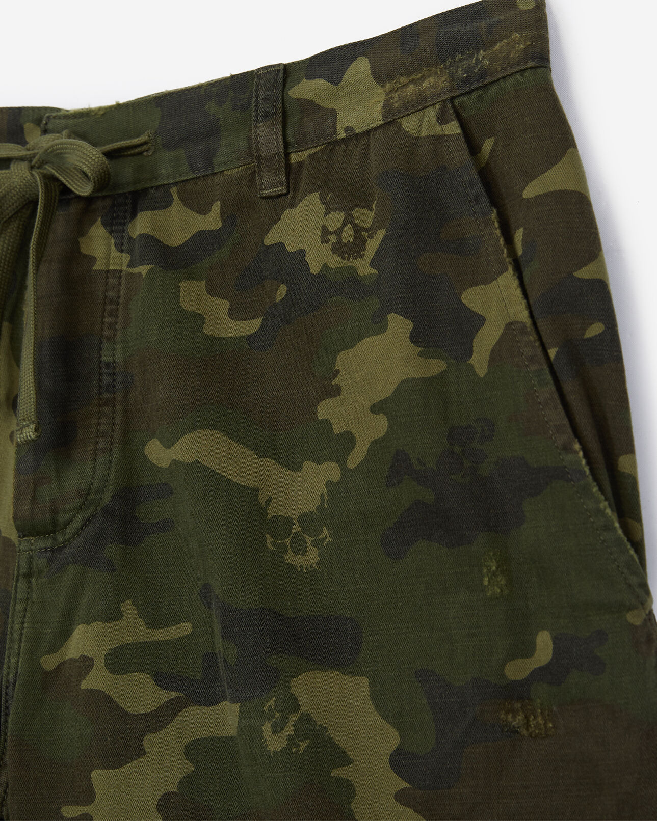 The Kooples HOMME CAMOUFLAGE bermuda coton imprimé camouflage