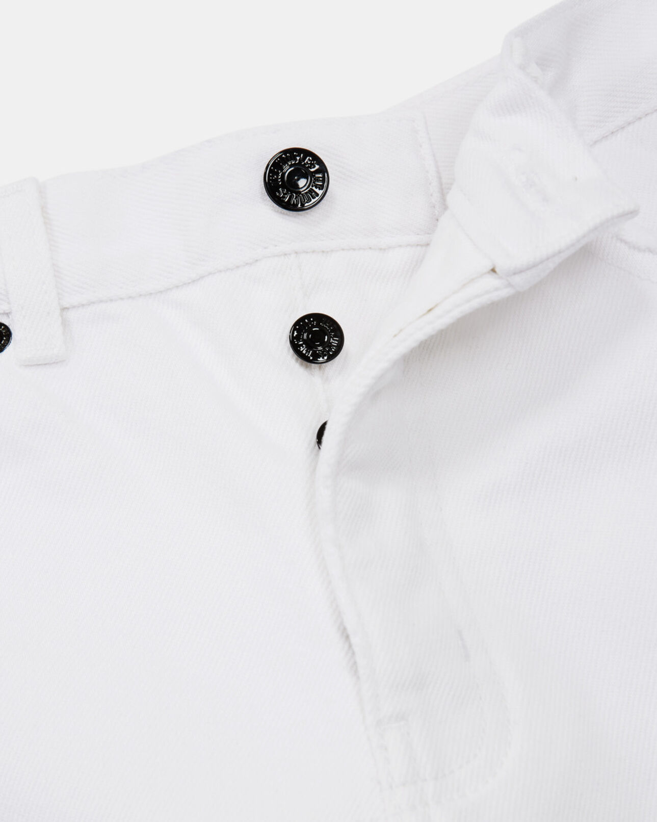 The Kooples FEMME WHITE jean droit blanc