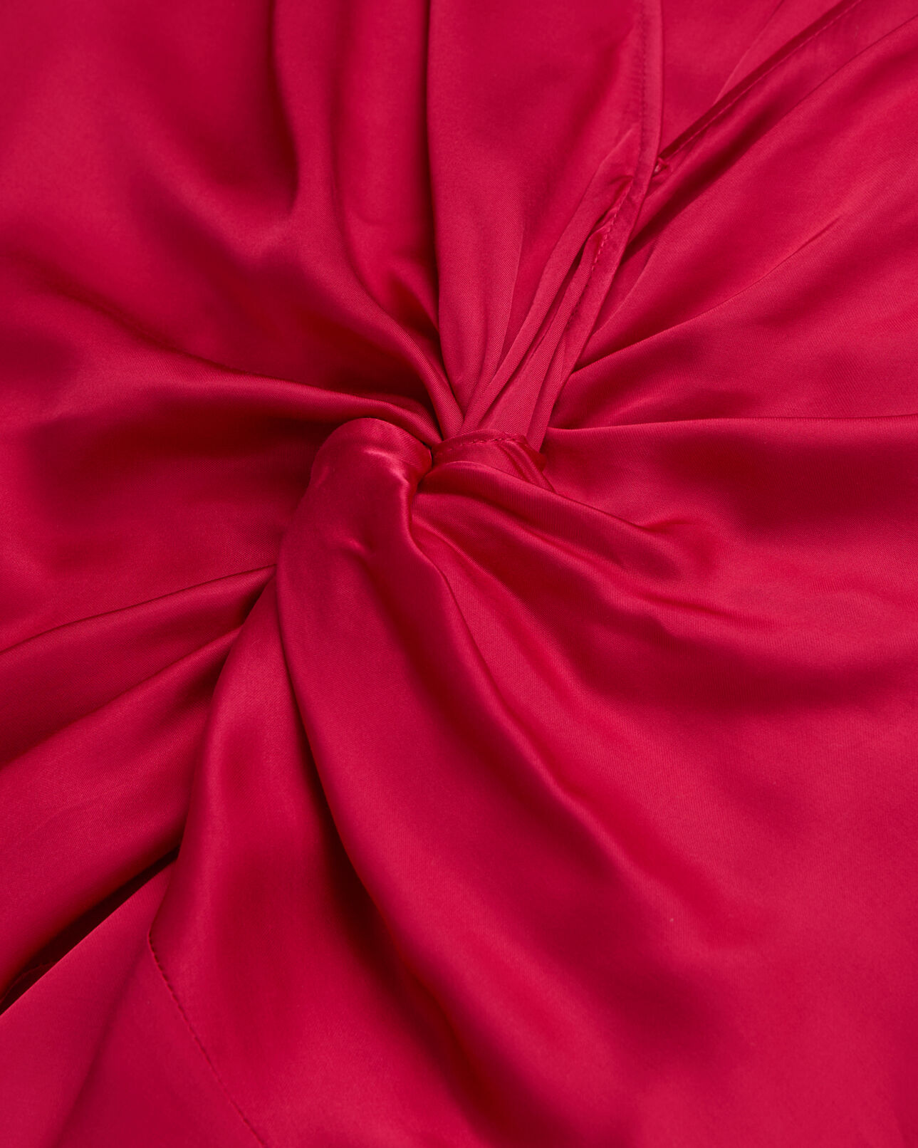 The Kooples FEMME CHERRY robe longue rouge avec nœud
