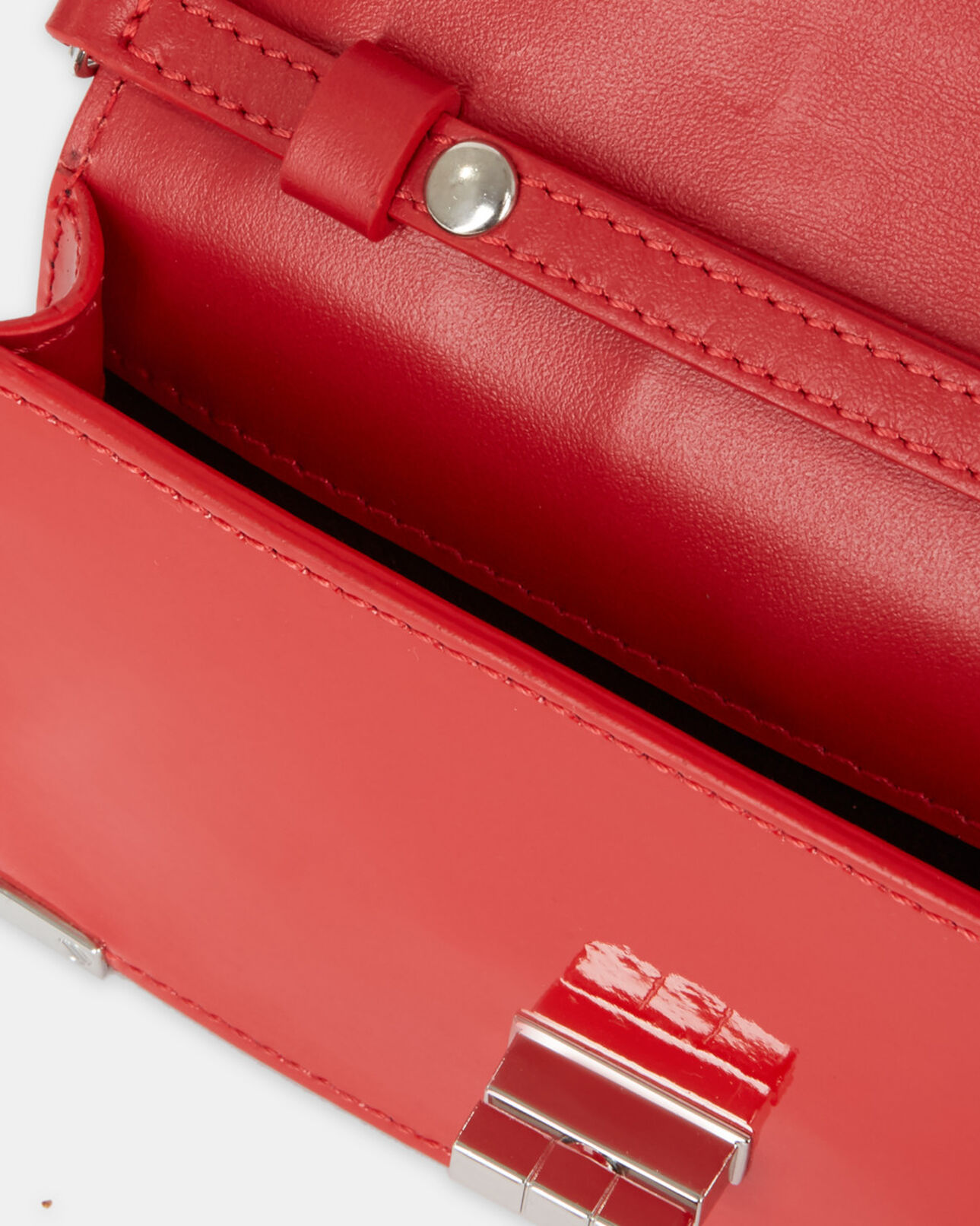 The Kooples FEMME RED pochette emily small en cuir rouge
