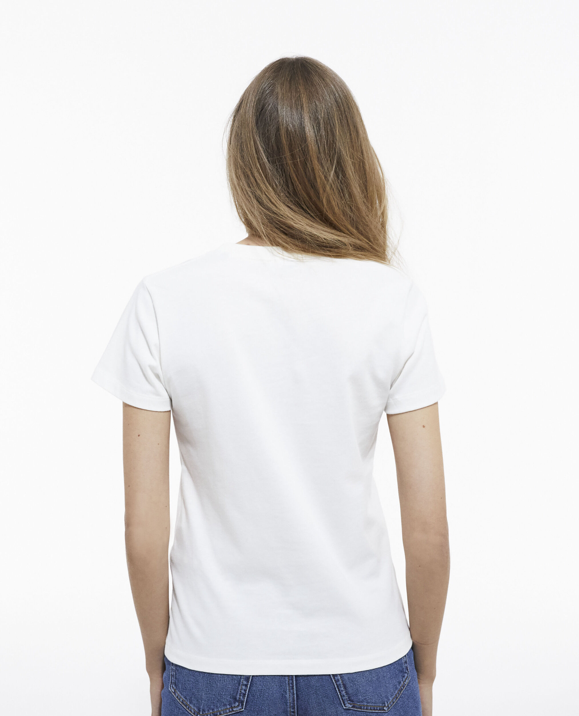 Camiseta serigrafiada beige, LIGHT BEIGE, hi-res image number null