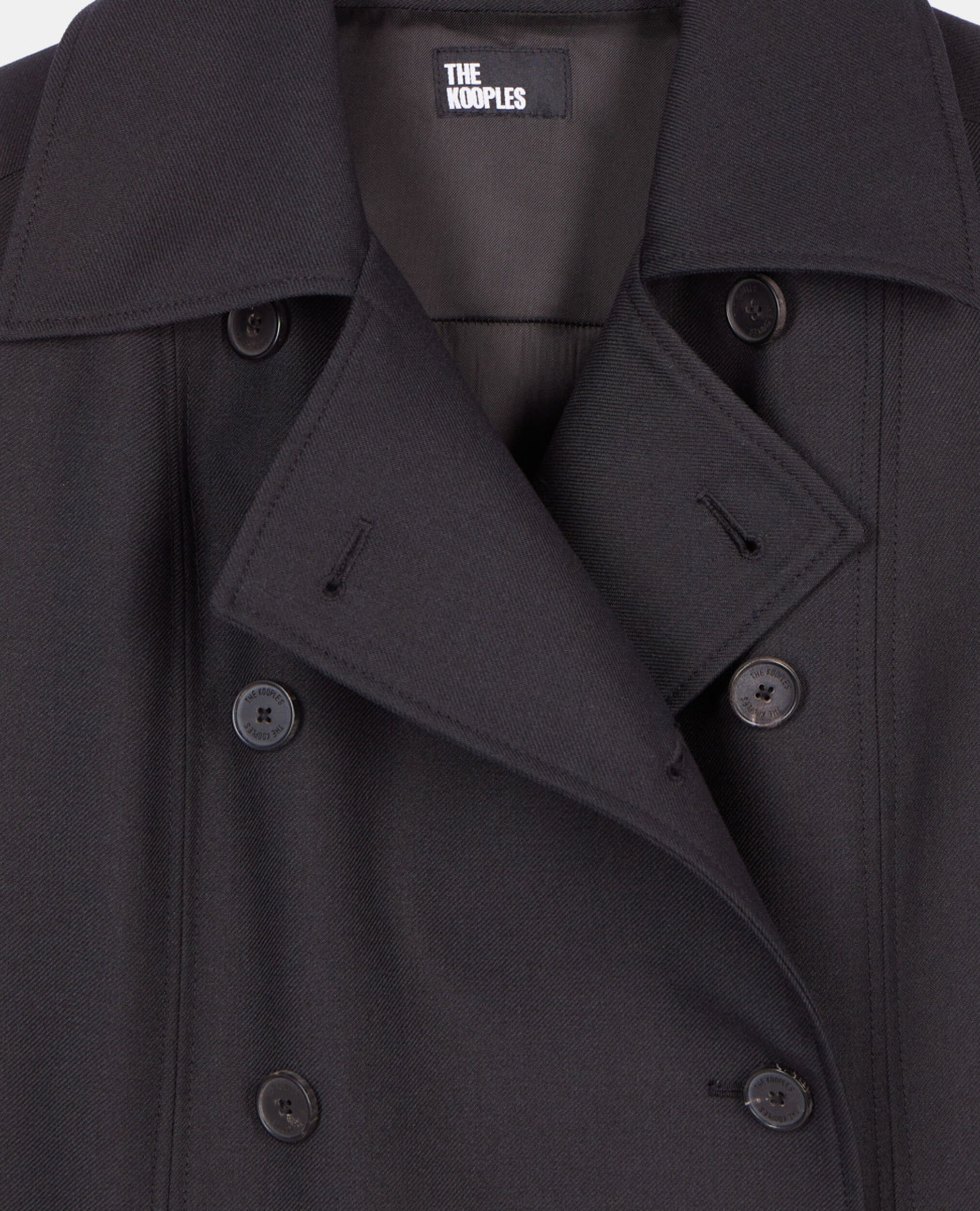 Short black suit dress, BLACK, hi-res image number null