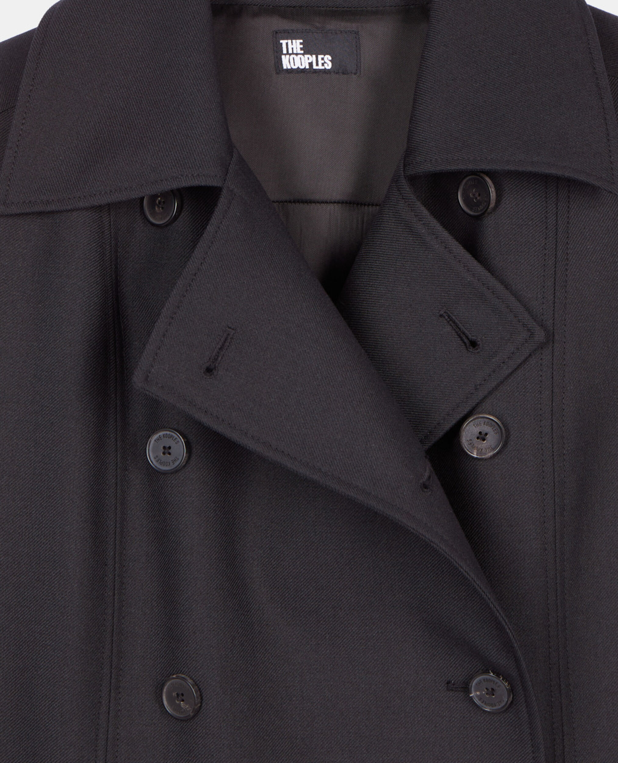 Short black suit dress, BLACK, hi-res image number null
