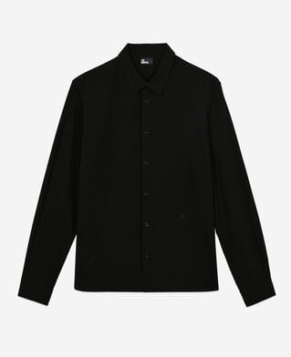 The Kooples HOMME BLACK chemise noire avec broderie