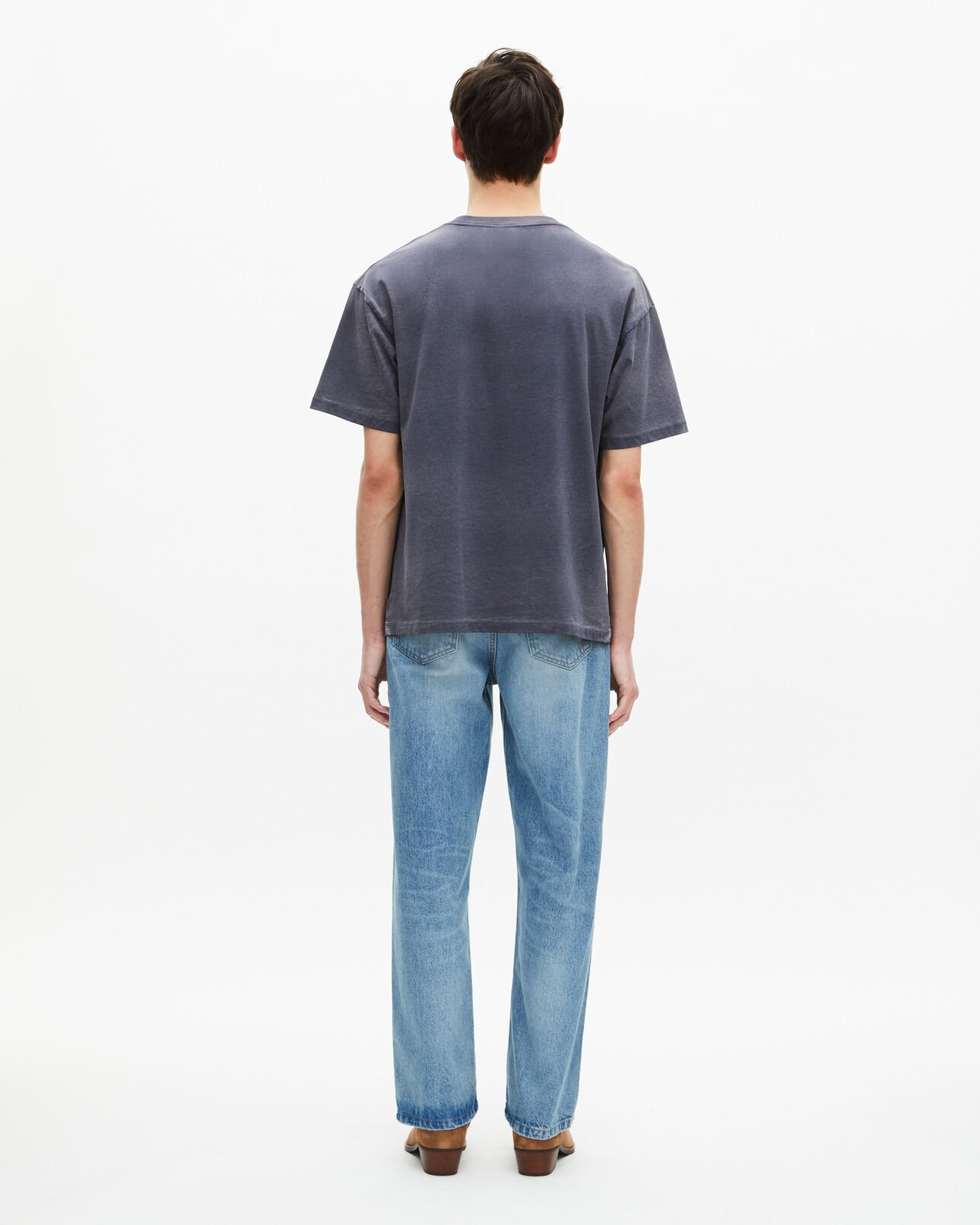 The Kooples HERREN DARK NAVY t-shirt mit marine-logo