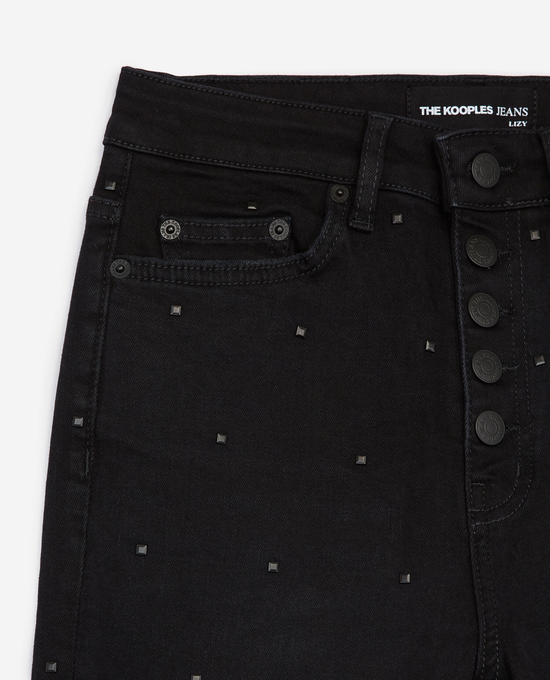 Black jeans sales with studs