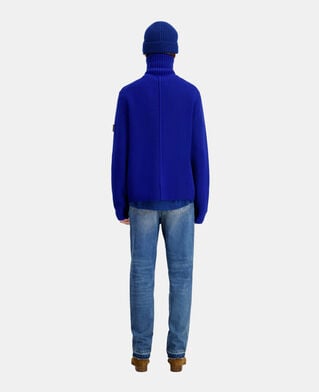 The Kooples HOMME ELECTRIC BLUE cardigan bleu avec zip