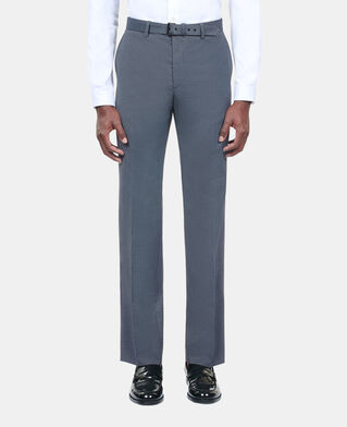 The Kooples MEN BLUE blue wool suit trousers
