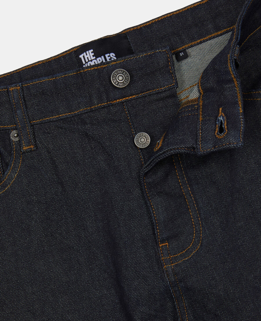 The Kooples HOMME BLUE RINSE jean slim denim bleu