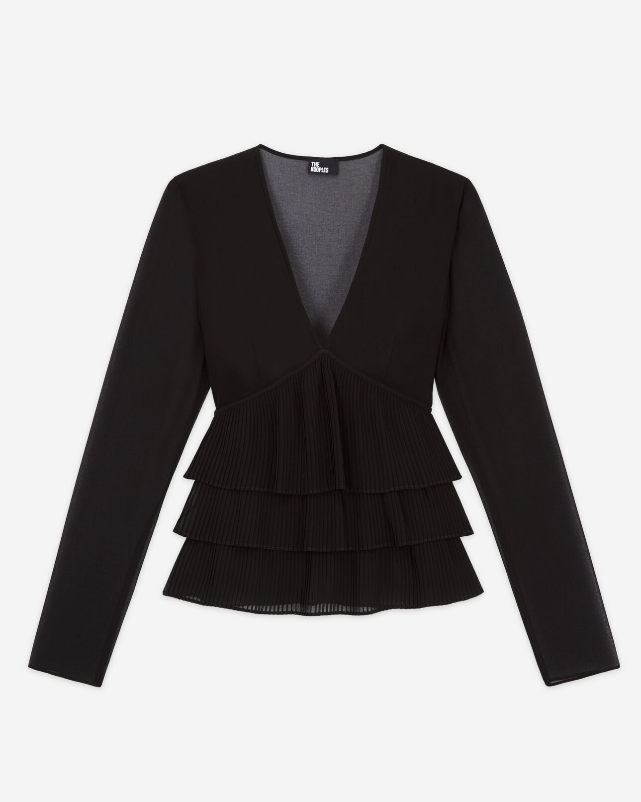 The Kooples WOMEN BLACK black blouse