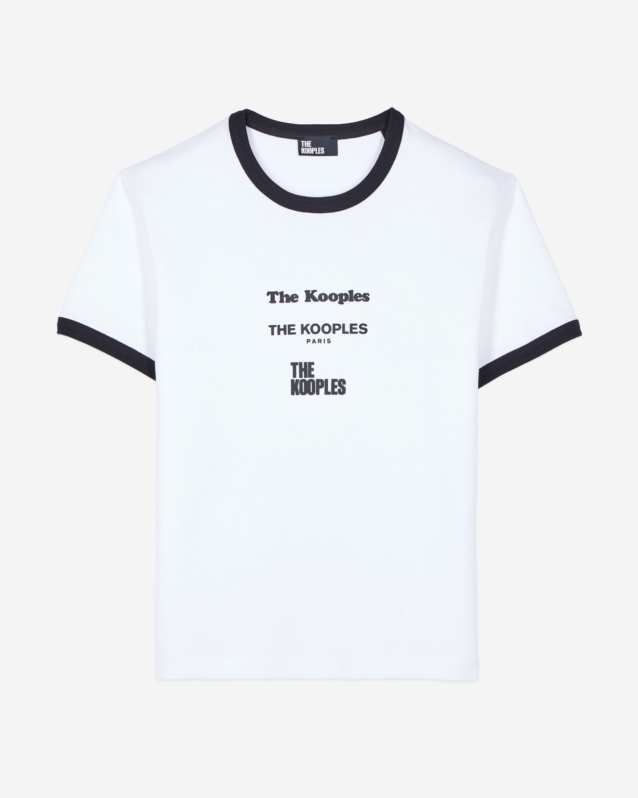 The Kooples FEMME WHITE t-shirt avec sérigraphie blanc
