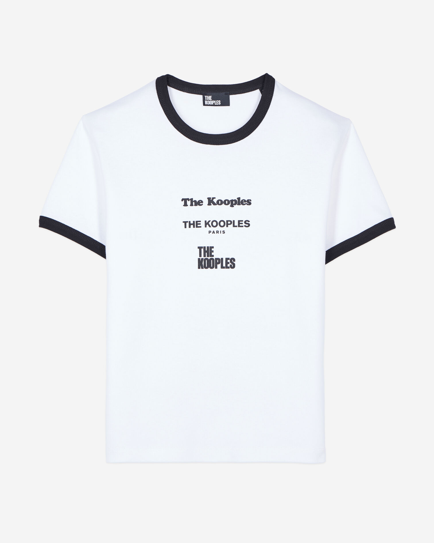 T-shirt avec sérigraphie blanc, WHITE, hi-res image number null
