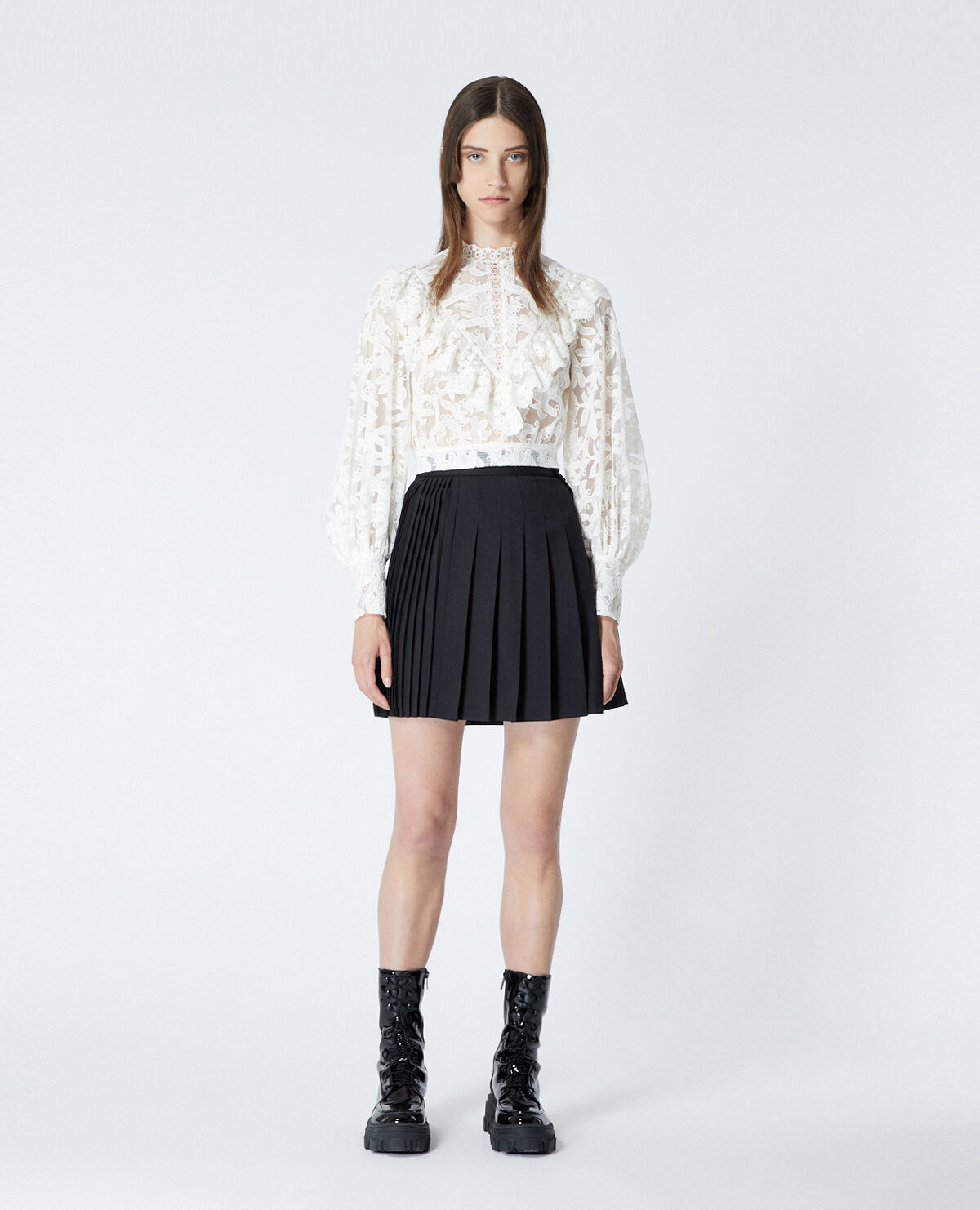 Jupe the top kooples dentelle