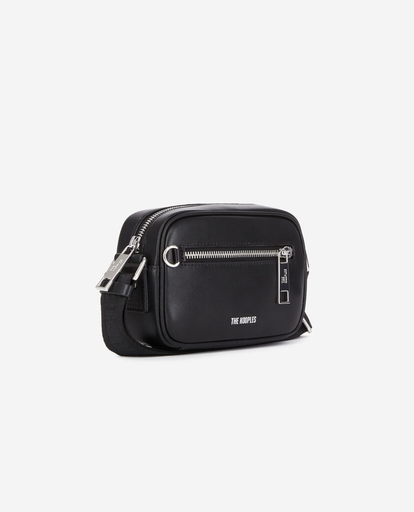 The Kooples HOMBRE BLACK bolso messenger peque&ntilde;o piel negro