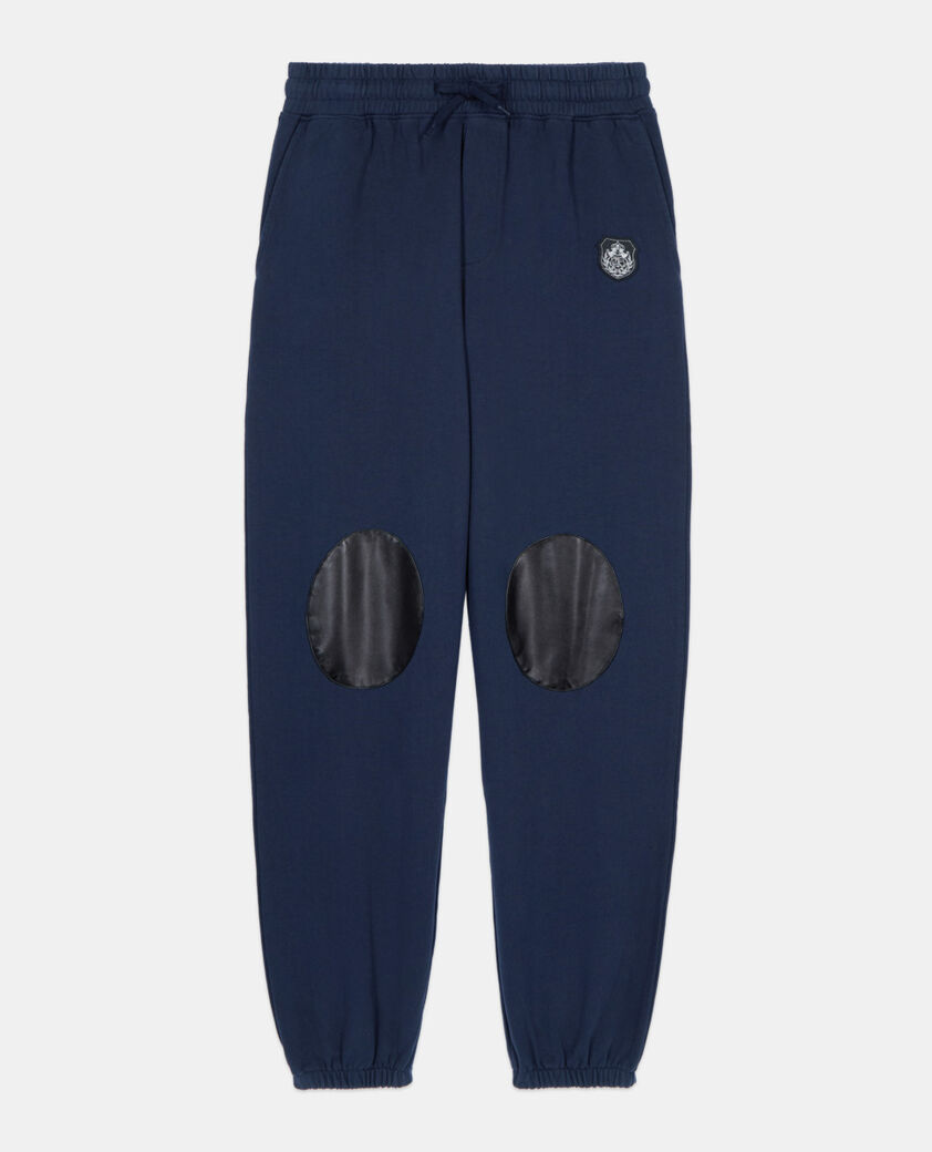The Kooples HOMME DARK BLUE bas de jogging blason bleu