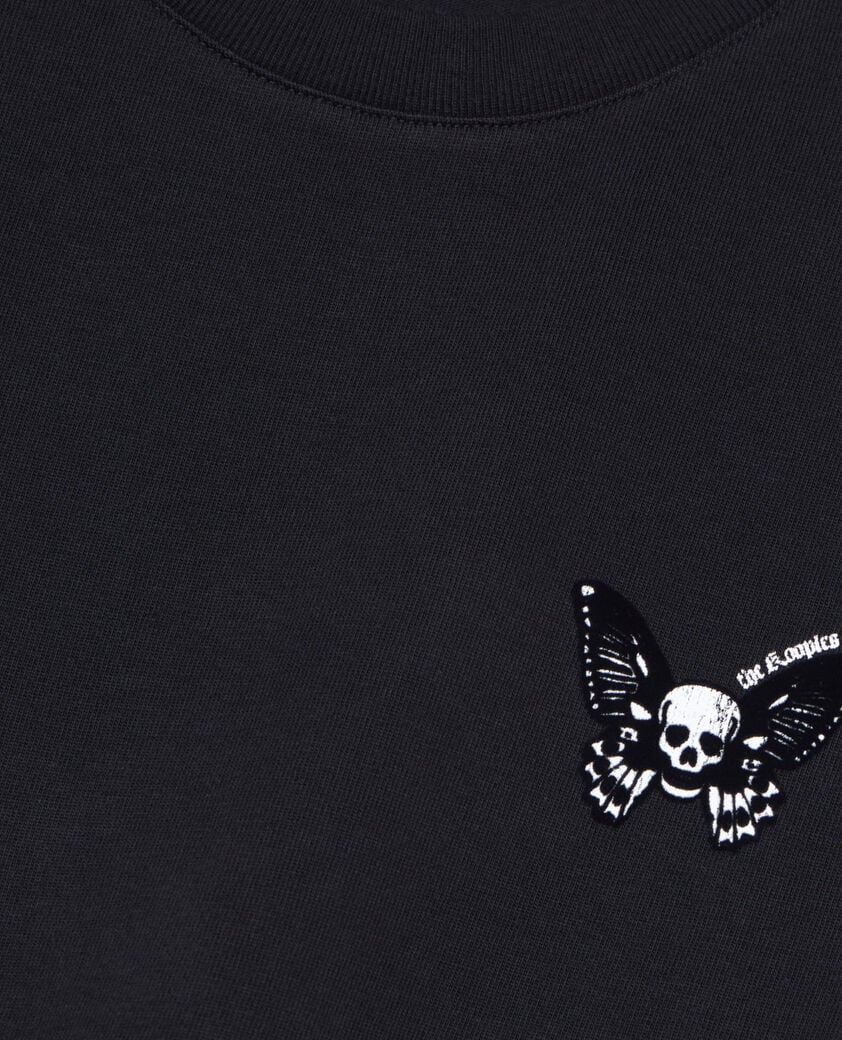 The Kooples HOMME BLACK t-shirt avec broderie noir