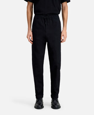 The Kooples HERREN BLACK schwarze hose aus flanell