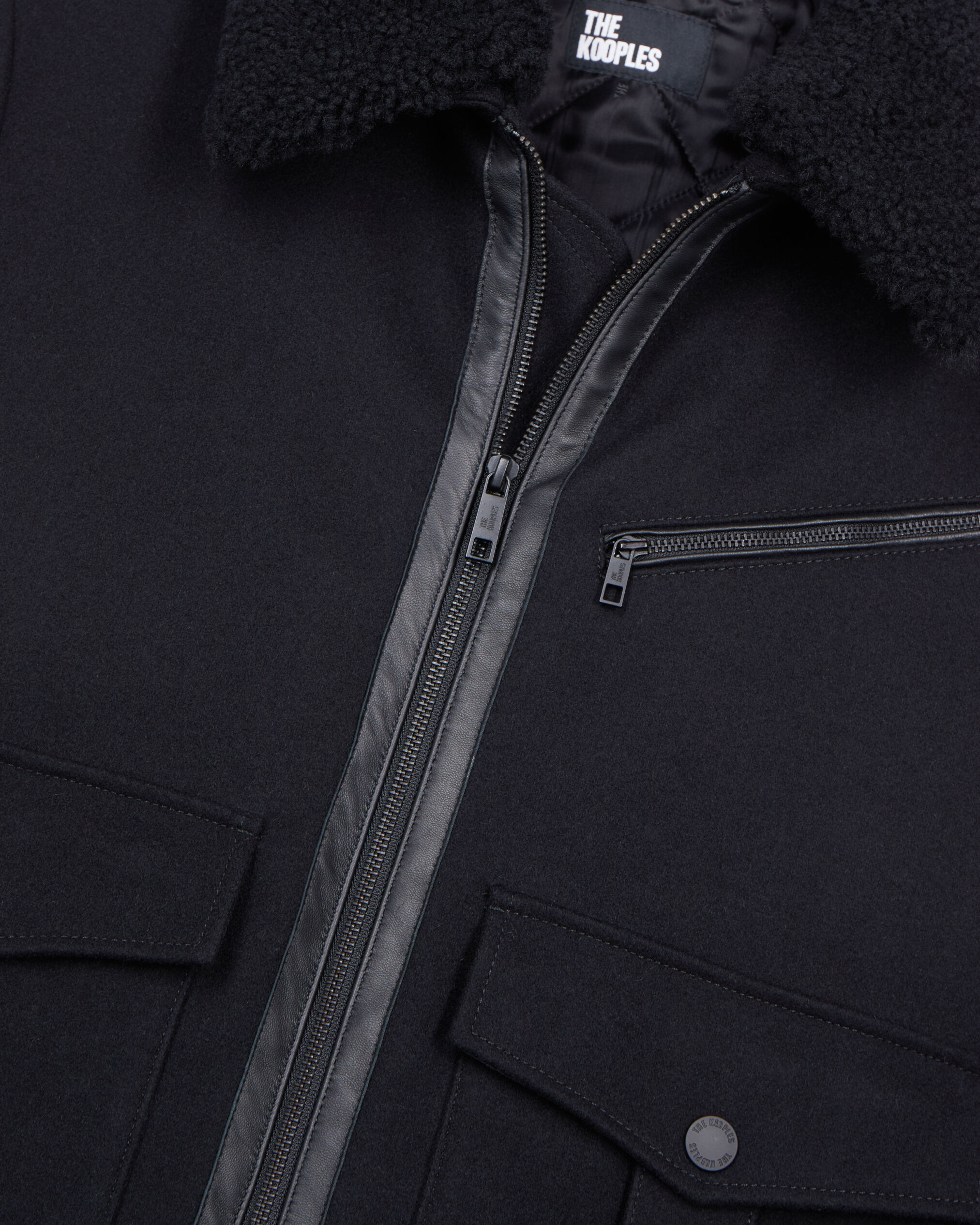 Wool aviator jacket cheap