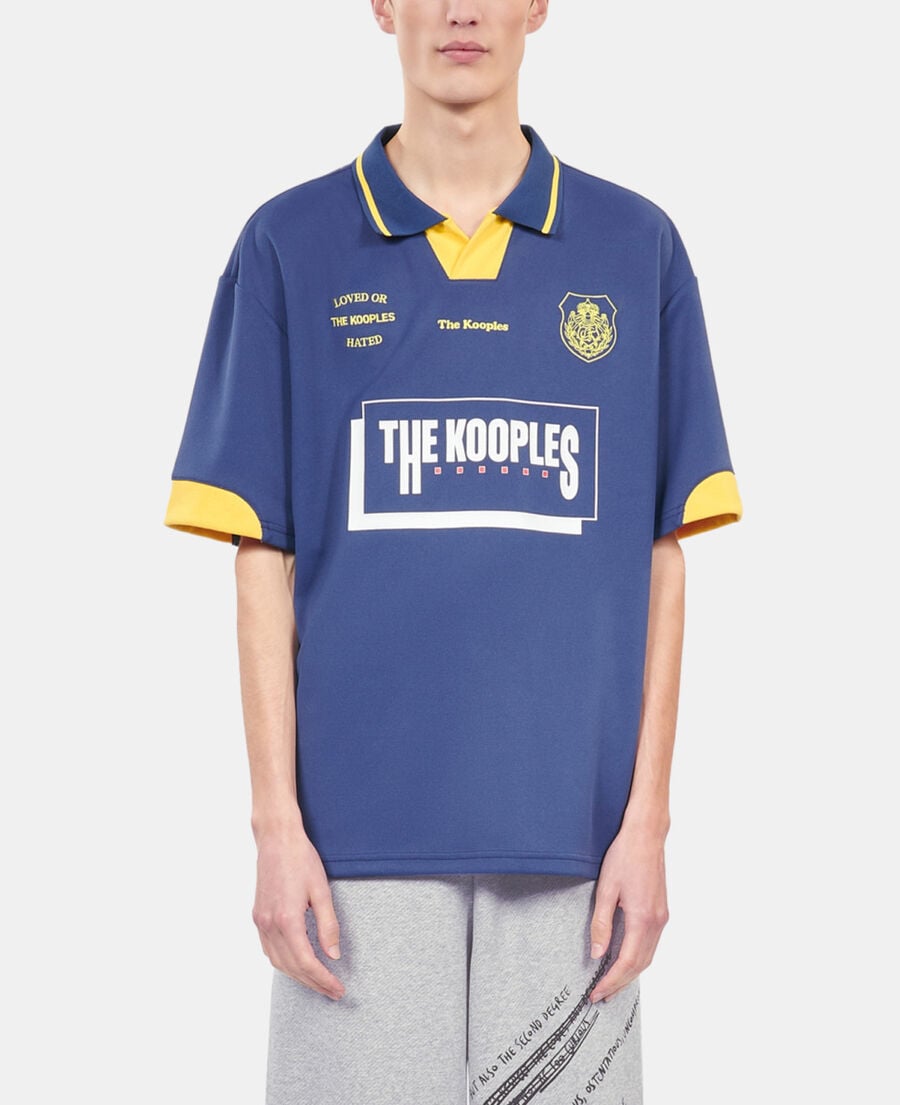 The Kooples H BLUE BRUT tk team blue polo t-shirt