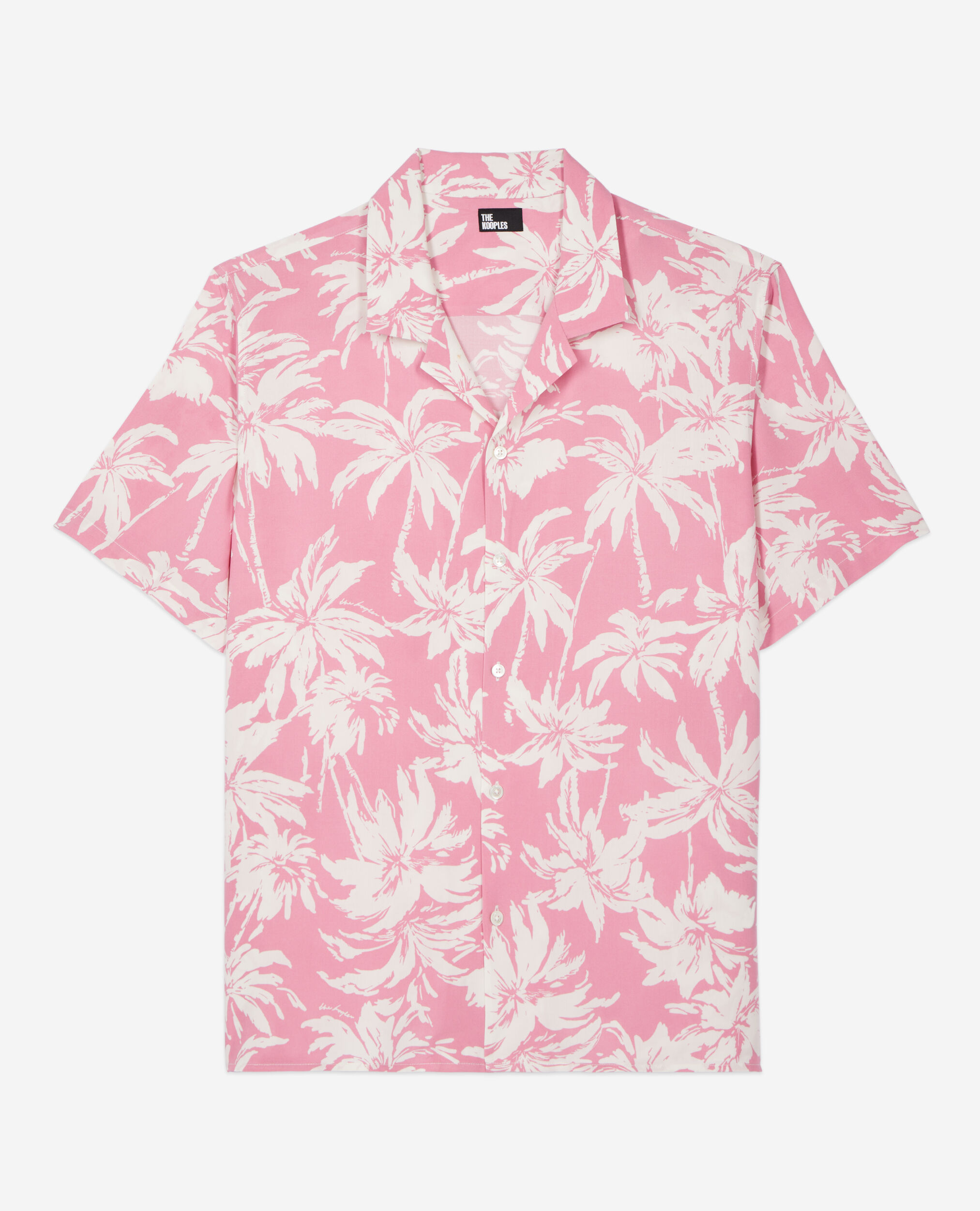 Short-sleeved printed shirt, PINK-WHITE, hi-res image number null