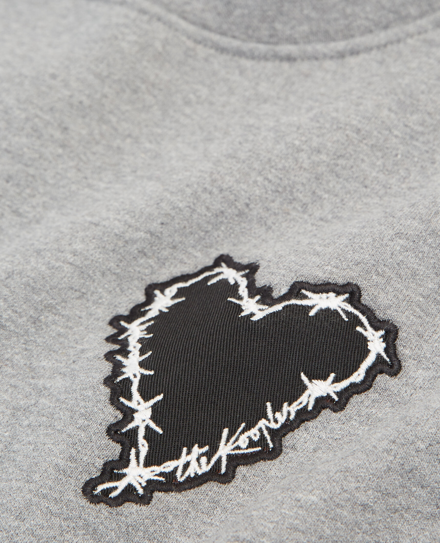 Whistles heart shop embroidered sweatshirt
