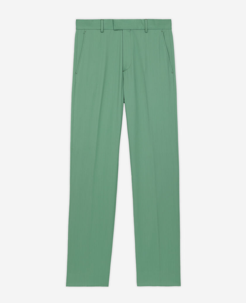 The Kooples HOMBRE GREEN pantalones traje verde lana