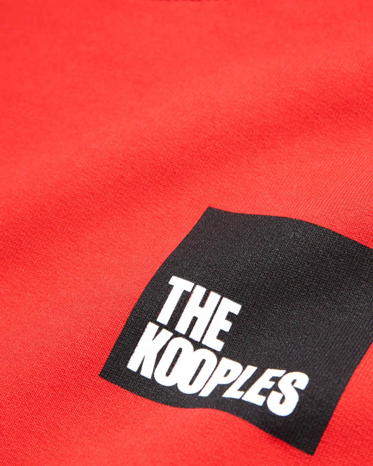 The Kooples FEMME TANGO RED sweat en coton rouge