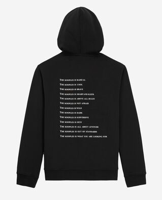 The Kooples HERREN BLACK was ist ein schwarzer hoodie?