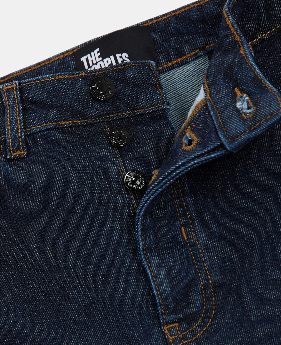 The Kooples DAMEN BLUE BRUT blaue slim-fit-jeans