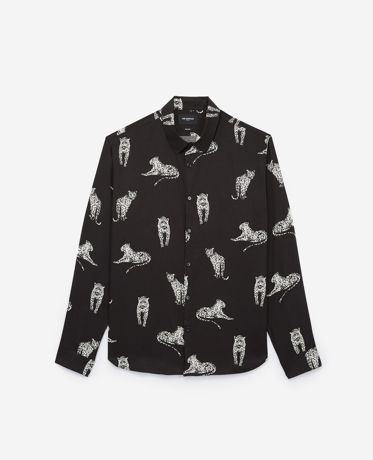 White panther shirt top