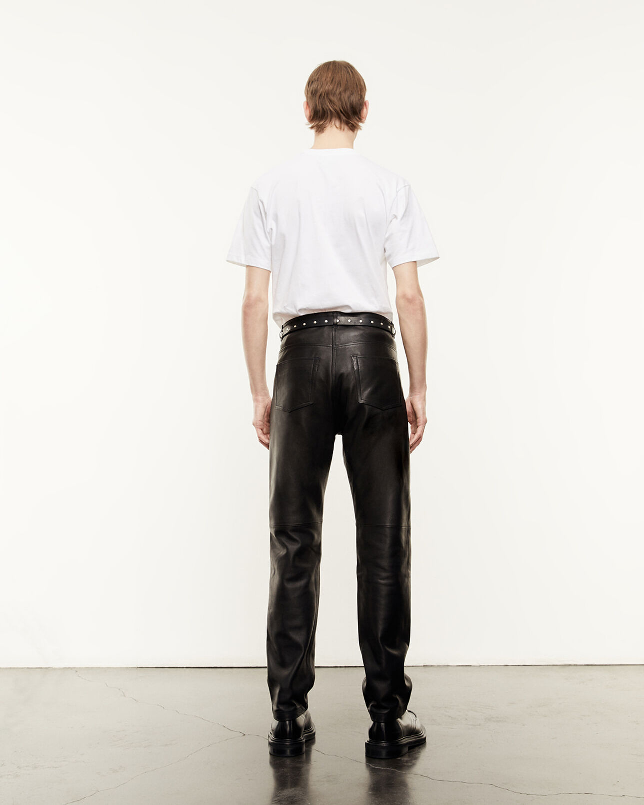 The Kooples HOMME OFF WHITE t-shirt blanc coton à poche poitrine