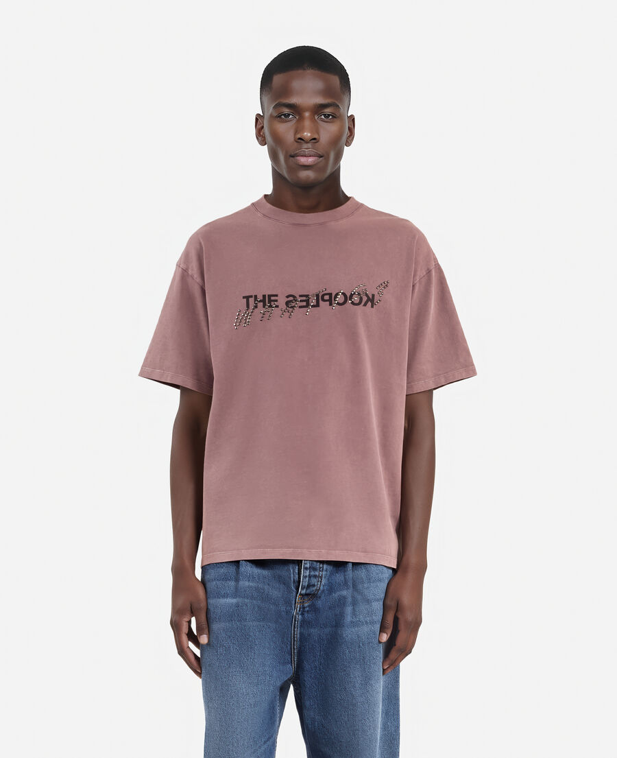 The Kooples H FIGUE what is burgundy t-shirt