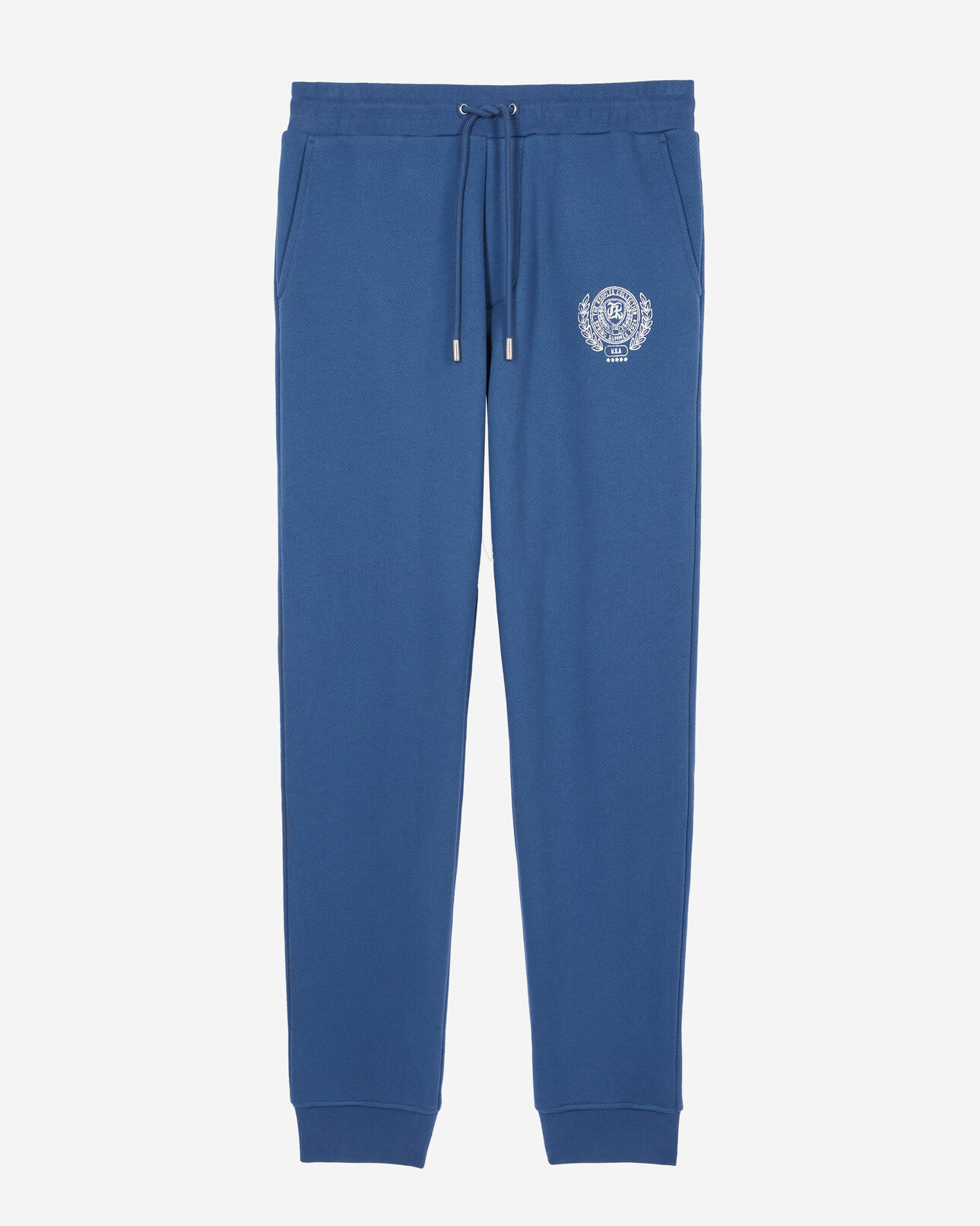 The Kooples HOMME MIDDLE NAVY jogging logo bleu roi