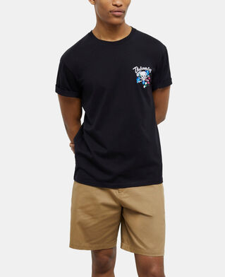 The Kooples HOMME BLACK t-shirt homme noir avec broderie