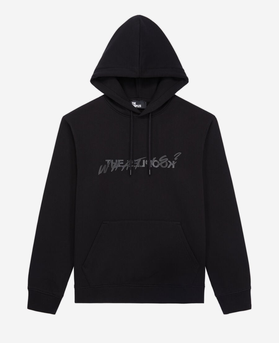 The Kooples MEN BLACK men's black what is hoodie