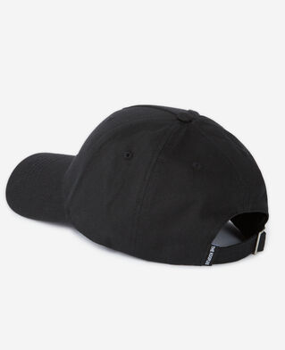 The Kooples MEN BLACK WHITE logo black cap