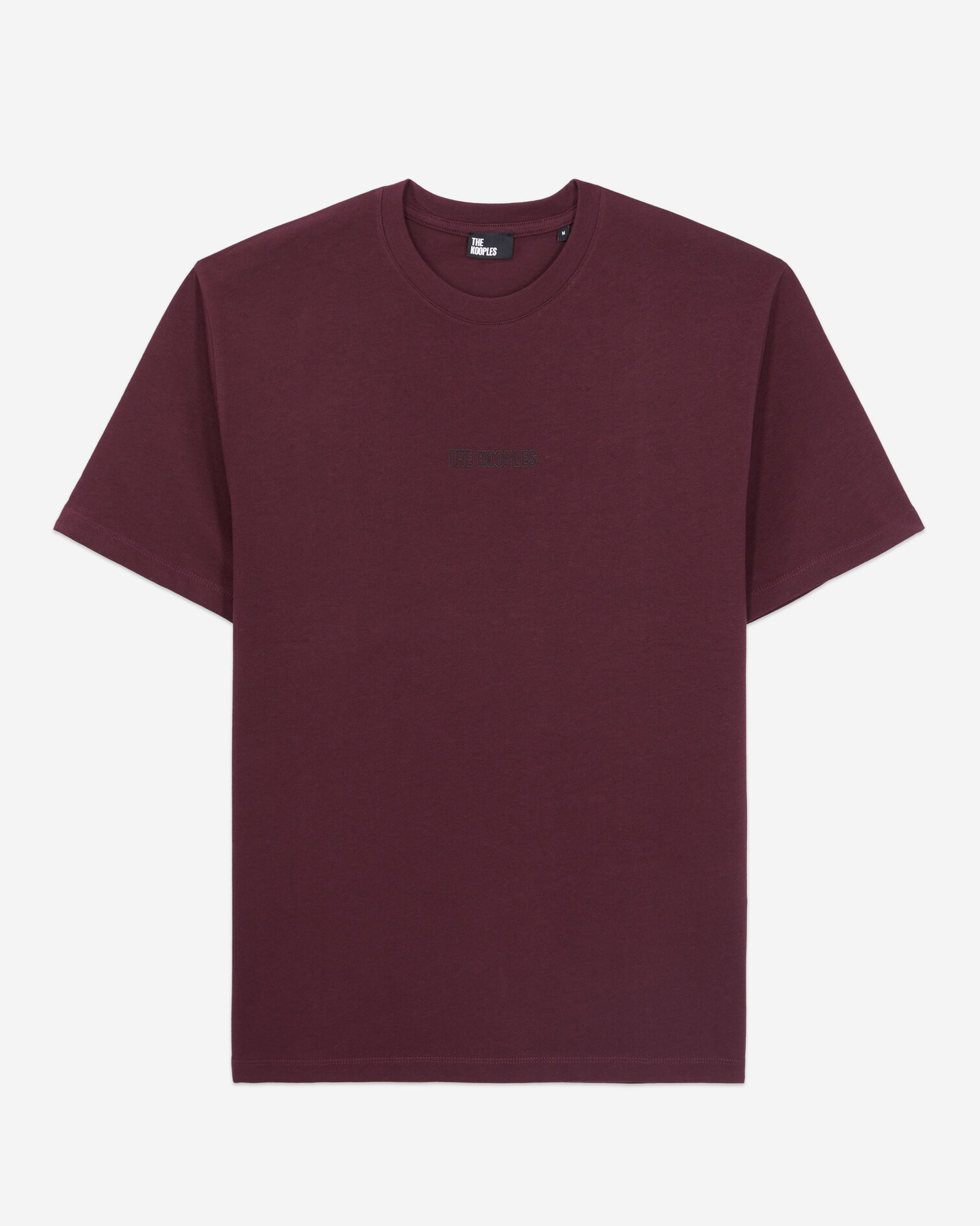 T-shirt Homme bordeaux avec logo, BORDEAUX, hi-res image number null