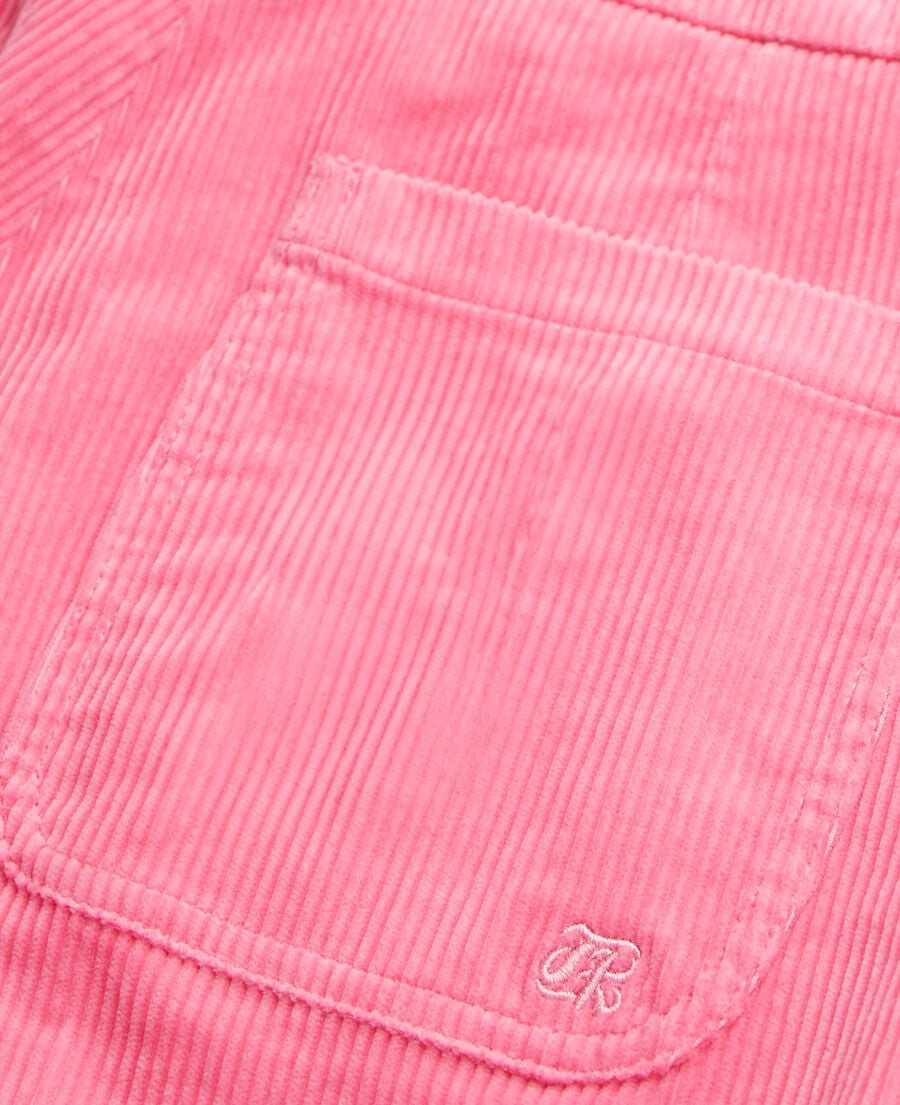 The Kooples WOMEN OLD PINK pink corduroy trousers