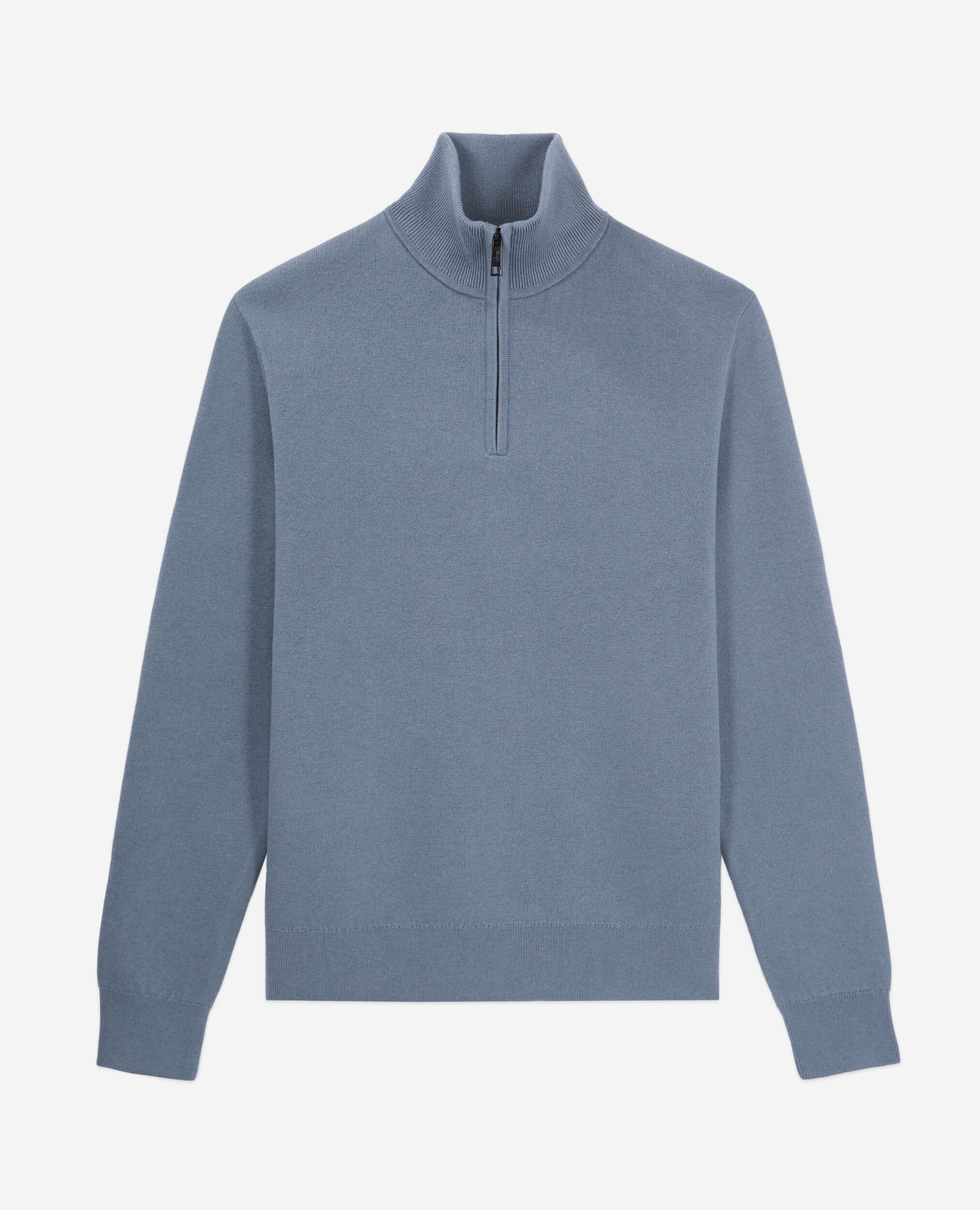 Pull bleu avec logo debossé, BLUE GREY, hi-res image number null