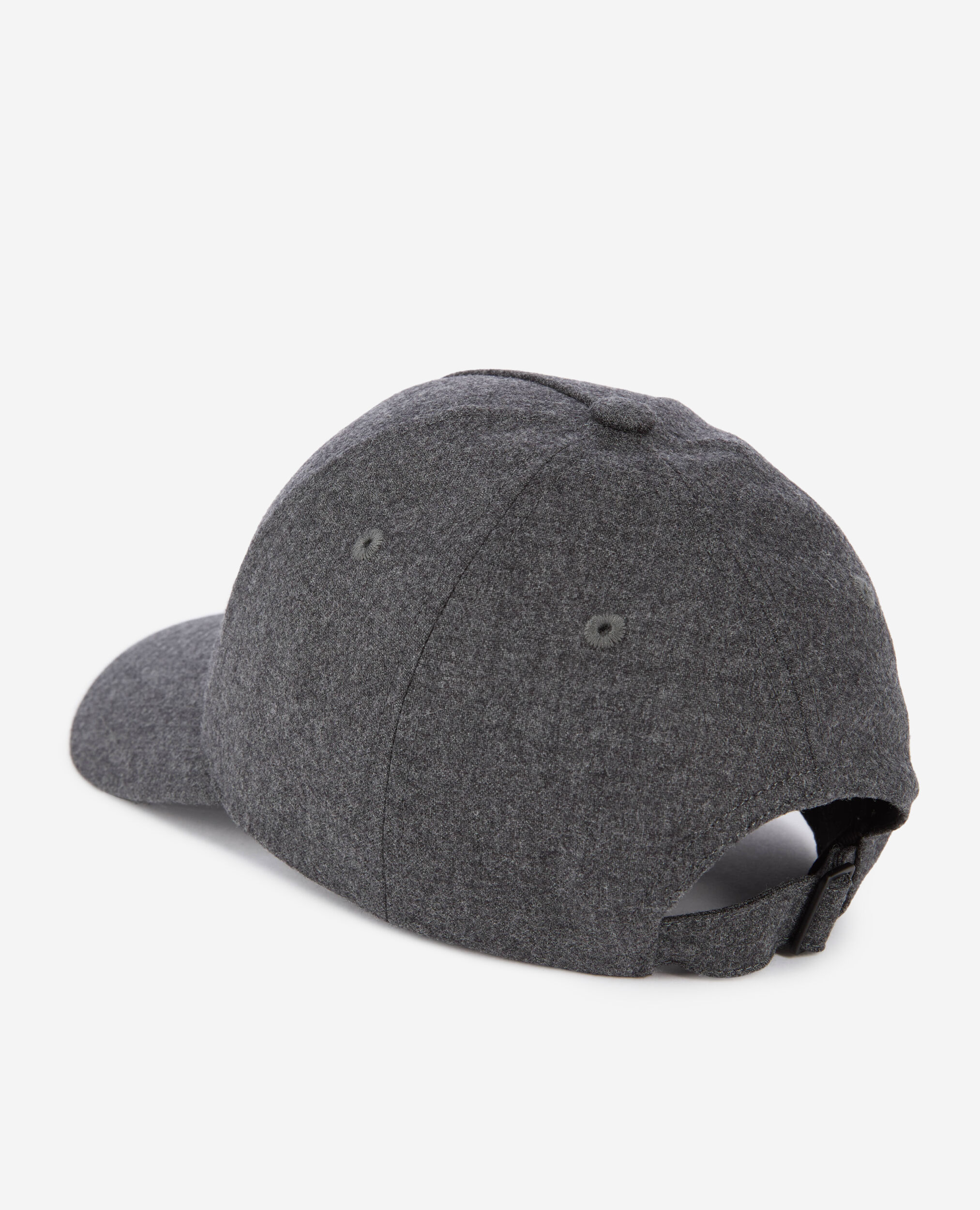 Grey flannel cap