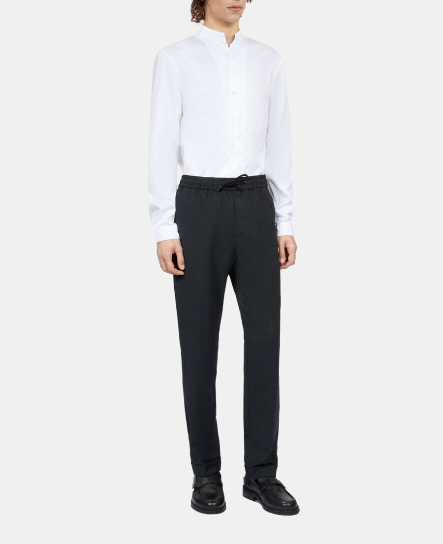 The Kooples HERREN DARK GREY graue hose mit karomuster